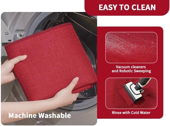 YDKGL Kitchen Rugs and Mats Non Skid Washable Set of 2 PCS, Absorbent Runner - Image 4