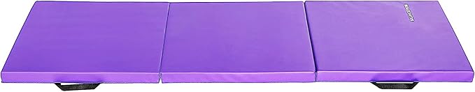 BalanceFrom 6x2 Feet 3-Panel Folding Gymnastics Mat – 2-Inch Thick Pad - Image 7