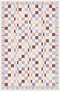 GarveeHome 9x12 Washable Living Room Rug Machine Washable Colorful Pink Rug by GarveeHome