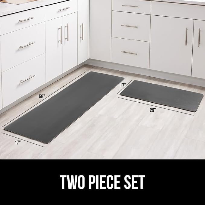 GORILLA GRIP 2 Pack Comfortable Cushioned Kitchen Mats - Image 6