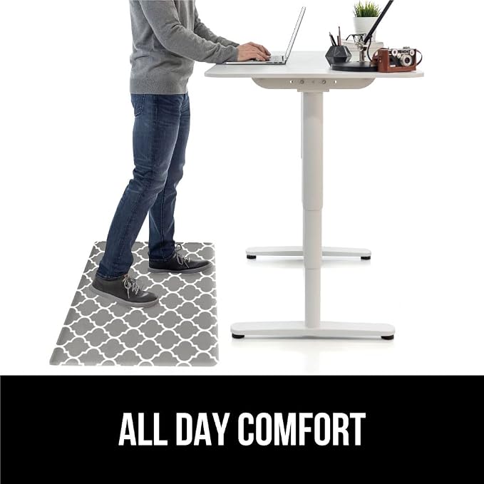 GORILLA GRIP 2 Pack Comfortable Cushioned Kitchen Mats - Image 5