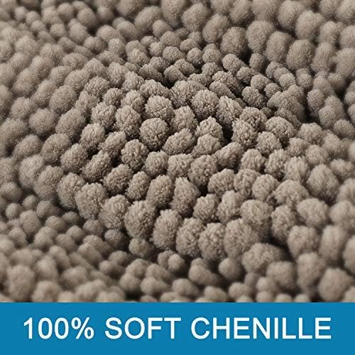 H.VERSAILTEX Bathroom Rugs Bath Rug Set 2 Piece Bathroom Contour Rug Toilet Mat - Image 3