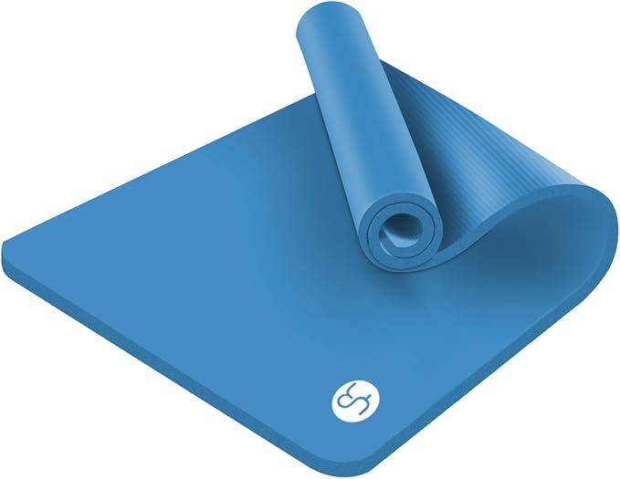Yoga Mat for Men Women Extra Wide Exercise Mat 76"x35" 15mm Thick Large Workout by YR