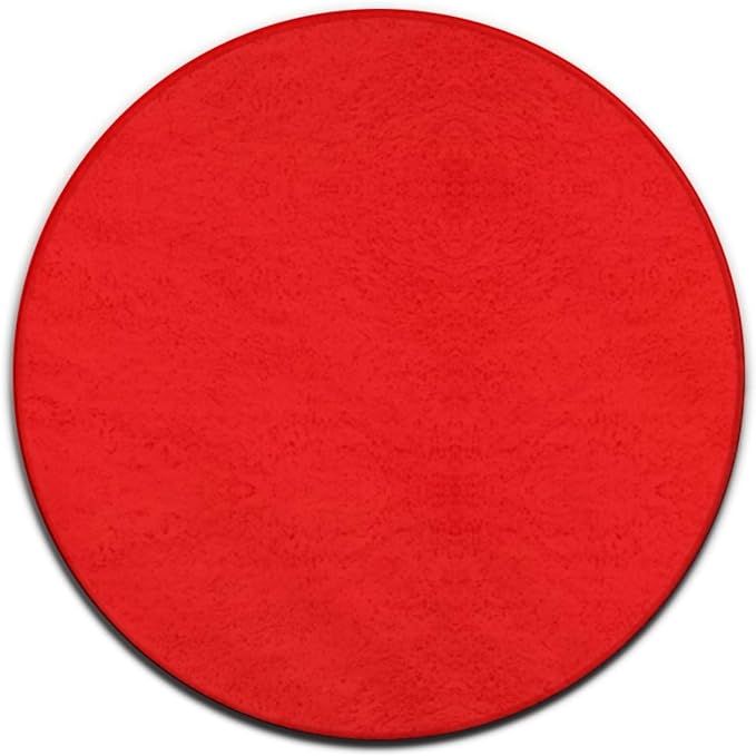 Home Decor Non Slip Kitchen Office Circle Rug, Machine Washable Modern Round by Meaudiwes