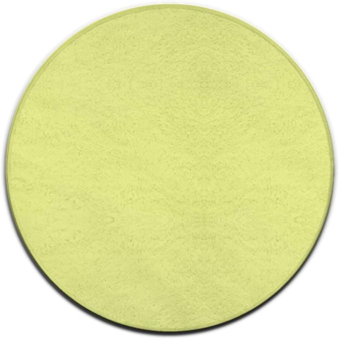 Home Decor Non Slip Kitchen Office Circle Rug, Machine Washable Modern Round by Meaudiwes