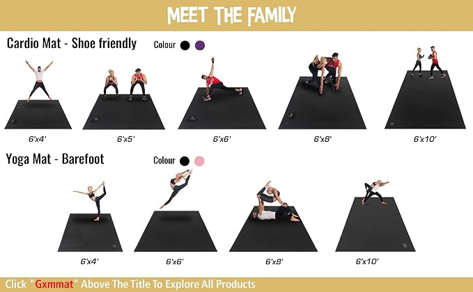 GXMMAT Extra Large Exercise Mat 16'x6'/12'x6'/10'x6'/8'x6', Extra Wide Workout - Image 7