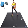 MRO Extra Large Exercise Mat For Home Gym, Extra Thick Durable Cardio Mat by MRO