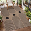 Tangsoo Modern Easy Jute 3x5 Outdoor Rug by Tangsoo