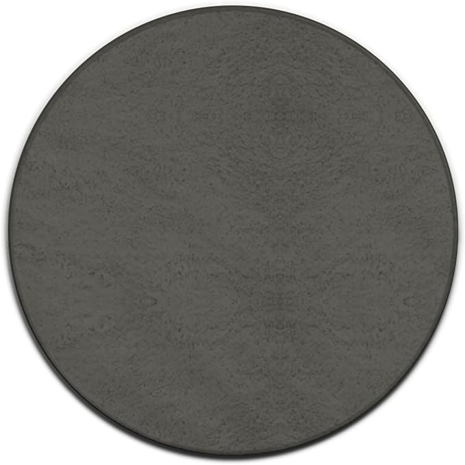 Machine Washable Modern Round Area Rug, Room Sofa Yoga Soft Round Carpet by Meaudiwes