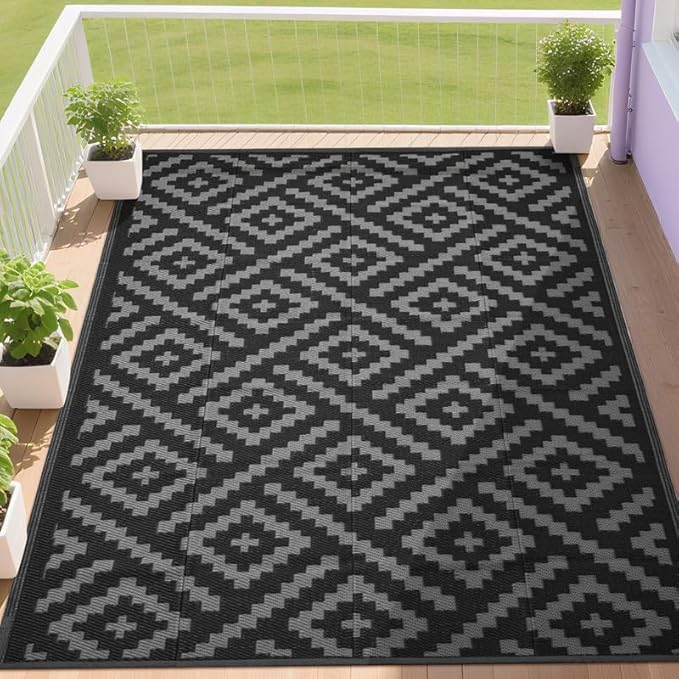 RURALITY Outdoor Rugs 8x10 Feet by RURALITY