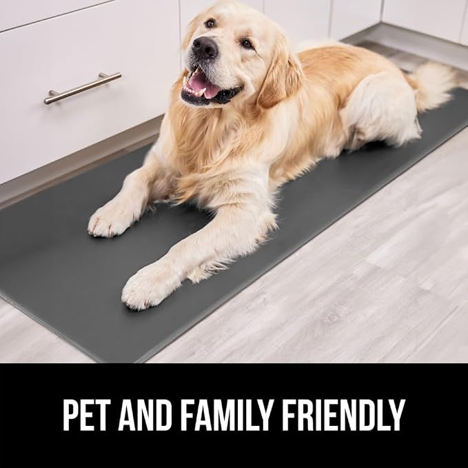 GORILLA GRIP 2 Pack Comfortable Cushioned Kitchen Mats - Image 8