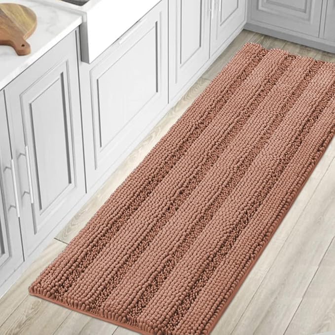 H.VERSAILTEX Bathroom Rugs Bath Mat Runner Rug Non Slip Kitchen Rug Extra Long by HVERSAILTEX
