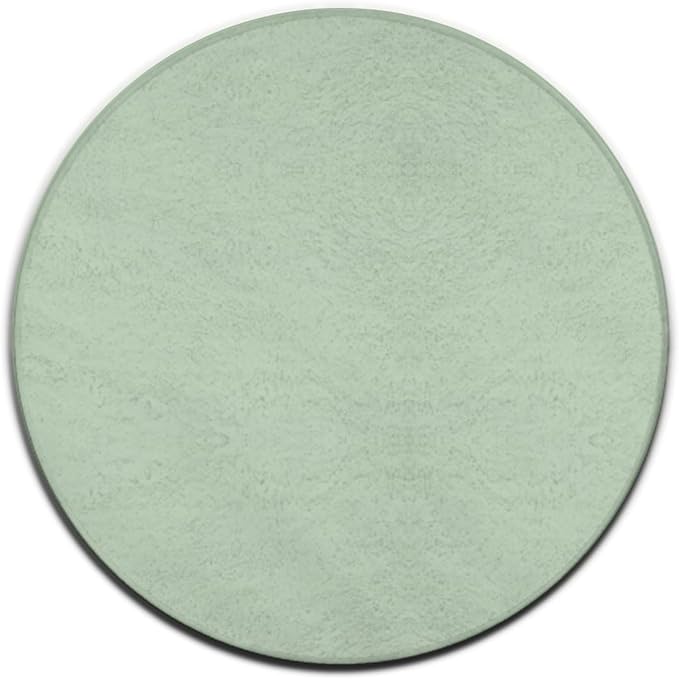 Home Decor Non Slip Kitchen Office Circle Rug, Machine Washable Modern Round by Meaudiwes