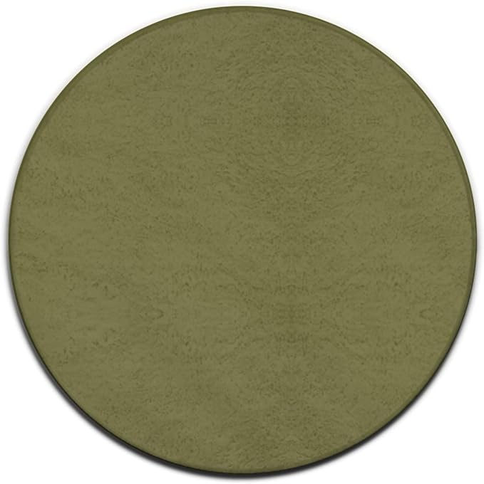 Room Sofa Yoga Soft Round Carpet, Home Decor Non Slip Kitchen Office Circle Rug by Meaudiwes