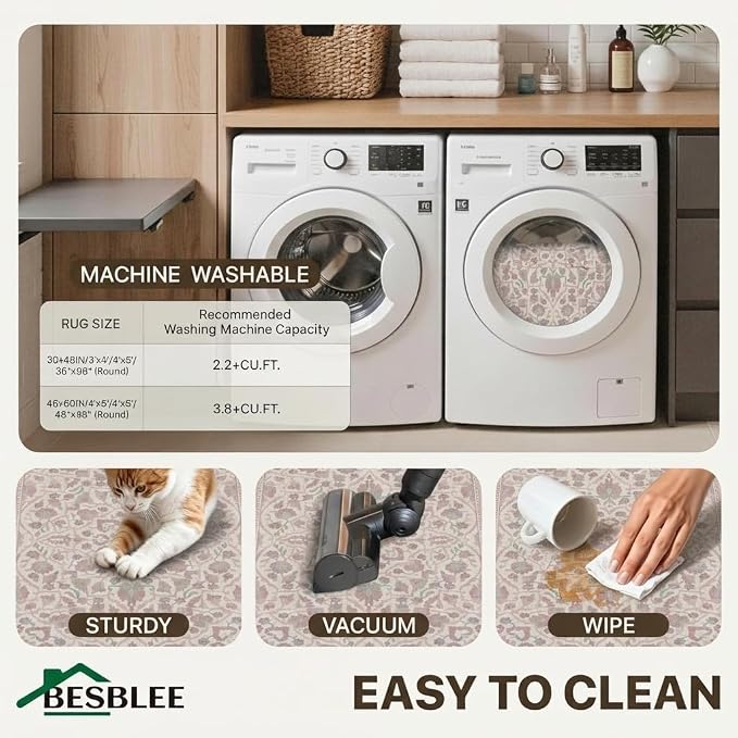 36"x60" Office Chair Mat for Hardwood Tile Floor, Under Desk Carpet Protector - Image 5