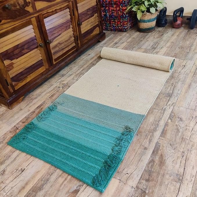 Jaipur art & Rugs Cotton Yoga Mat - Image 6