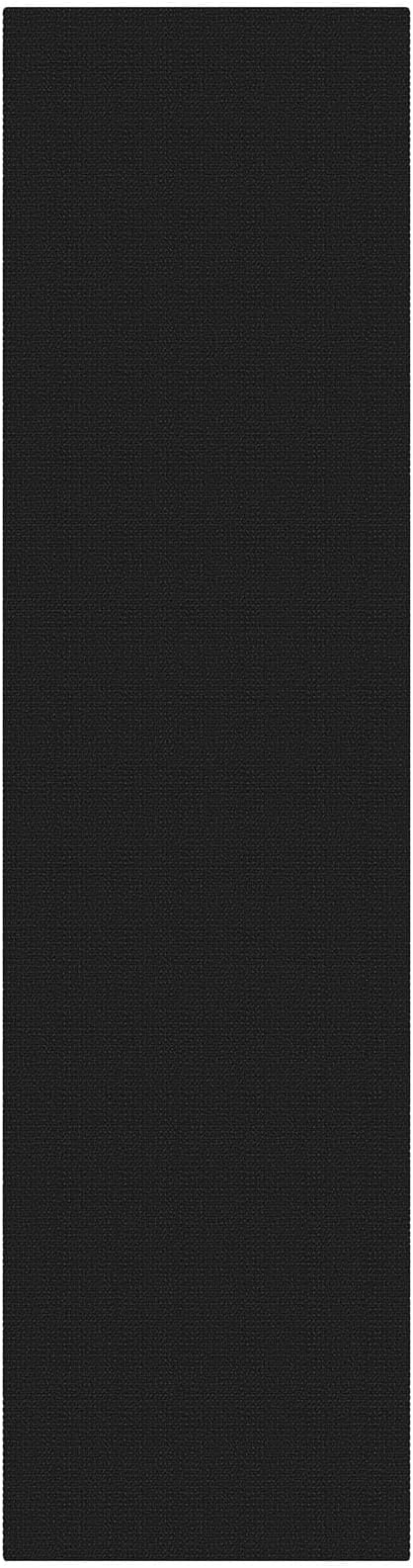 KOZYFLY Black Runners Rugs for Hallway 3x10, Wide Washable Runner Rug, Woven - Image 9
