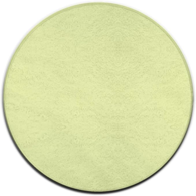 Home Decor Non Slip Kitchen Office Circle Rug, Machine Washable Modern Round by Meaudiwes