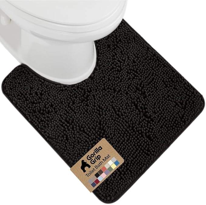 GORILLA GRIP Plush Absorbent Shaggy Chenille Bath Rug Mat by Unknown