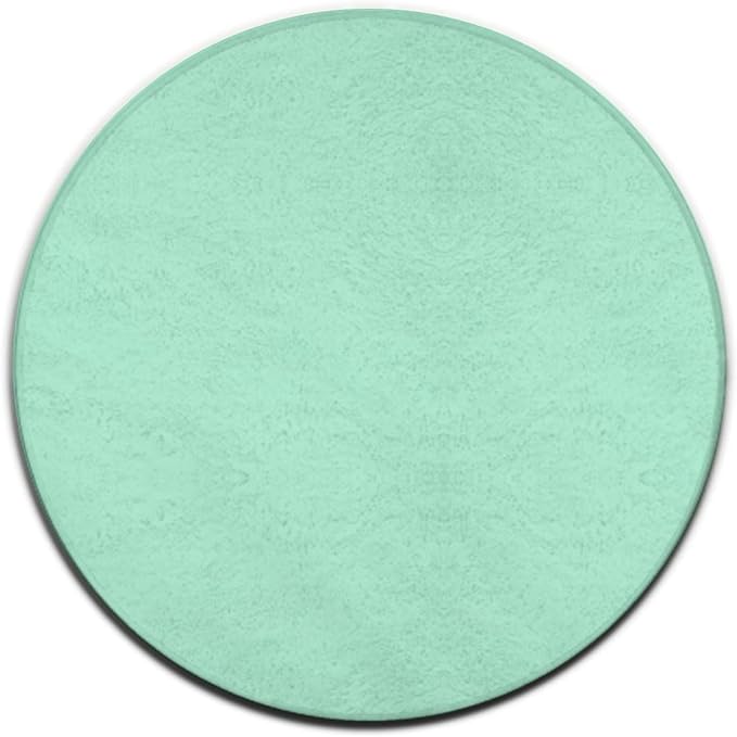 Room Sofa Yoga Soft Round Carpet, Home Decor Non Slip Kitchen Office Circle Rug by Meaudiwes
