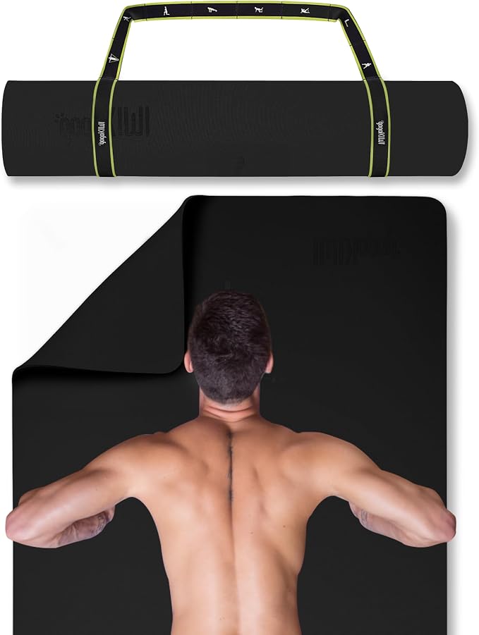 Gogokiwi Extra Wide Yoga Mat for Men Women Non Slip Fitness & Exercise Mat by Gogokiwi