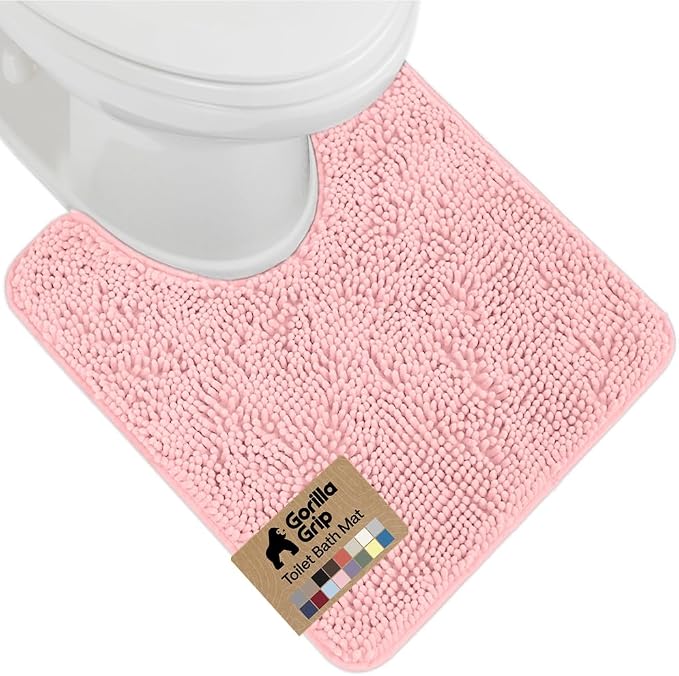 GORILLA GRIP Plush Absorbent Shaggy Chenille Bath Rug Mat by Unknown