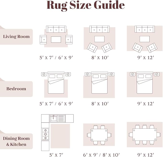 Homemate Washable Rug 9x12 Area Rugs - Image 2