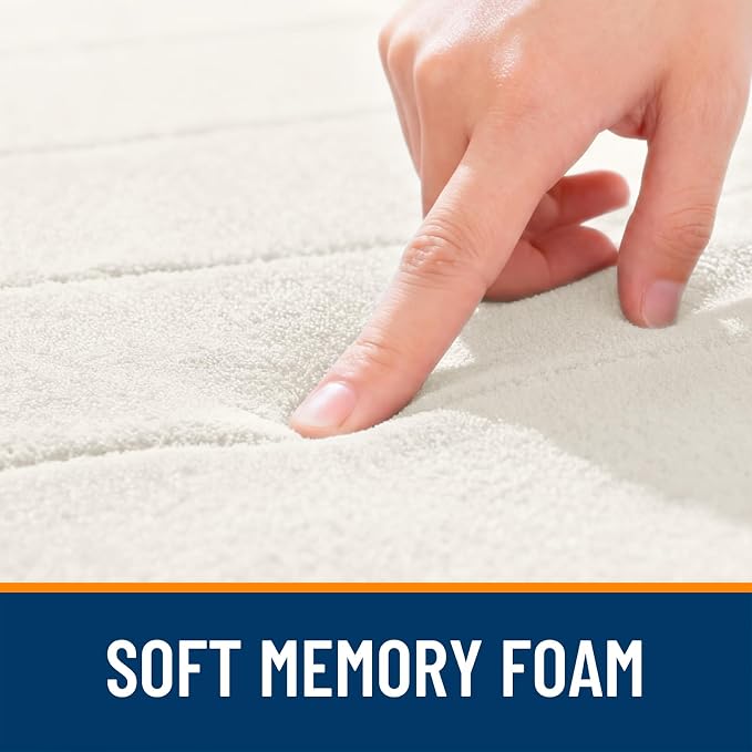 OLANLY Memory Foam Bath Mat 32x20, Super Soft Absorbent Bathroom Rugs, Quick Dry - Image 5