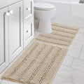 H.VERSAILTEX Bathroom Rug Sets 2 Piece Bath Mats Non Slip Thick Soft Chenille by HVERSAILTEX