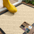 GORILLA GRIP 100% Waterproof All-Season WeatherMAX Doormat US Designed Natural by Unknown