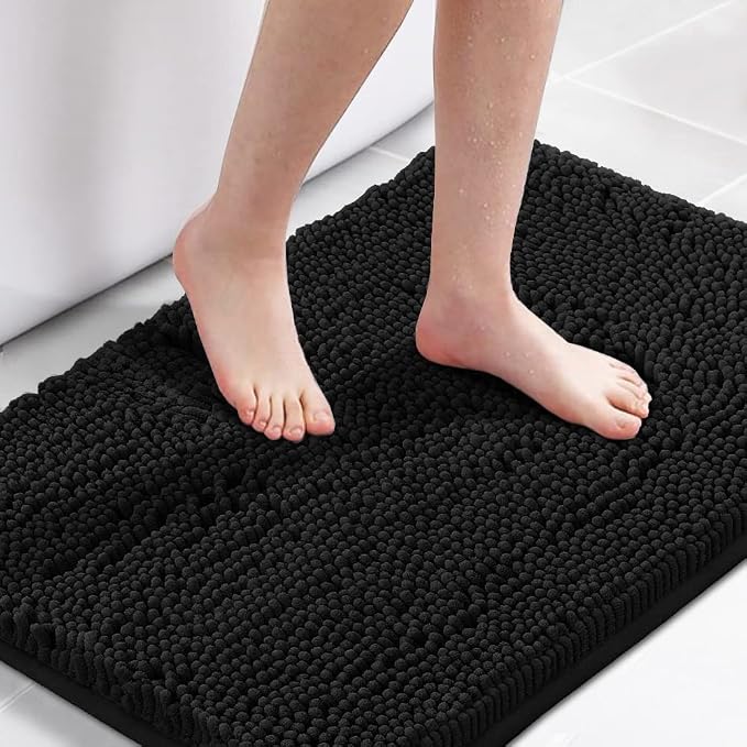 H.VERSAILTEX 20x32 Bath Mat Non-Slip Bathroom Rug Shag Shower Mat by HVERSAILTEX