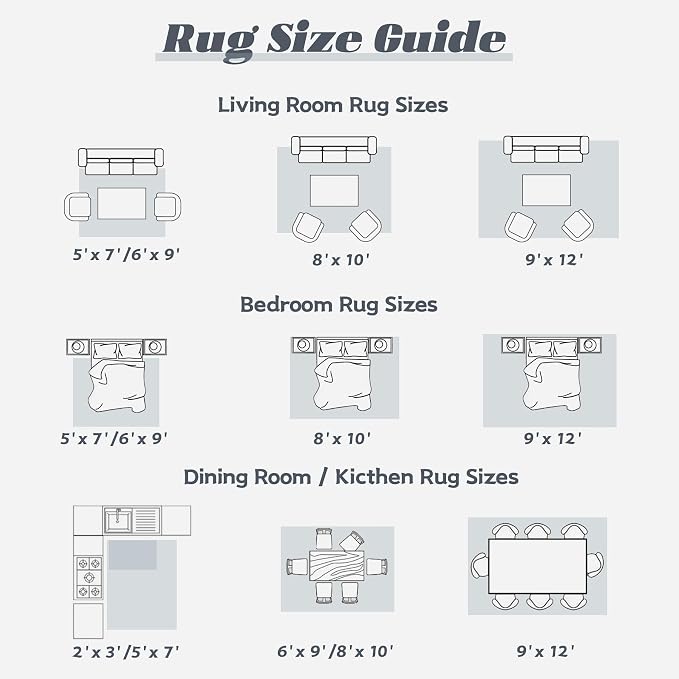 Area Rug 9x12 Washable Rug, Vintage Boho Medallion Rugs Non-Slip Soft Low Pile - Image 8
