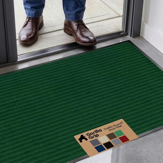 GORILLA GRIP Waterproof Traffic Guard Door Mat, Heavy Duty Entryway Mats by Unknown