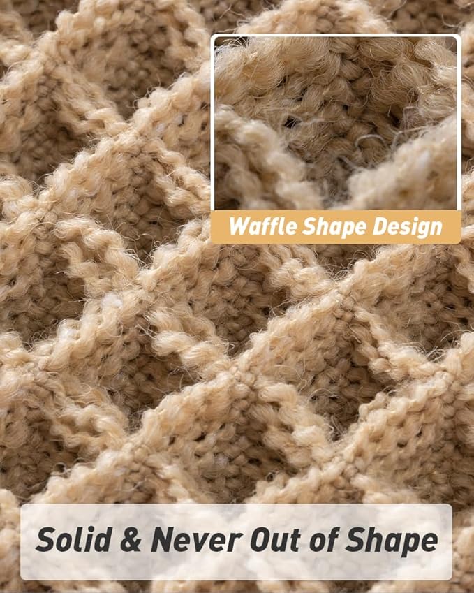 Upgraded Waffle Bath Mat Set of 2, Super Absorbent Non Slip Bath Mats - Image 5