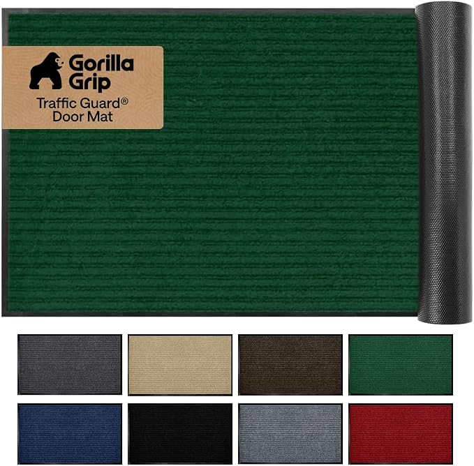 GORILLA GRIP Waterproof Traffic Guard Door Mat, Heavy Duty Entryway Mats by Unknown