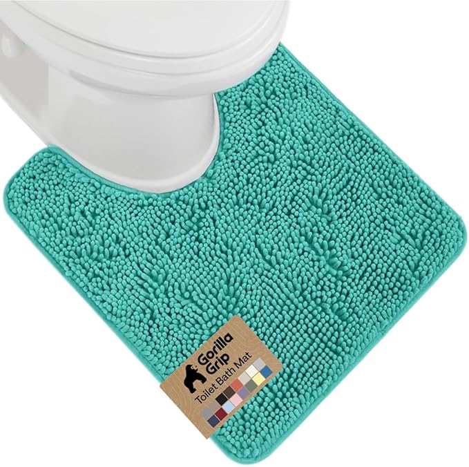 GORILLA GRIP Plush Absorbent Shaggy Chenille Bath Rug Mat by Unknown