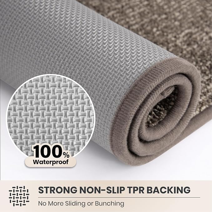 PURRUGS Dirt Trapping Door Mat 34" x 59", Non-Slip Machine Washable Entry Rug - Image 5