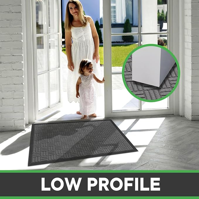Mibao Front Door Mat Outdoor Entrance, 61.5" x 36" Heavy Duty Welcome Mat - Image 7