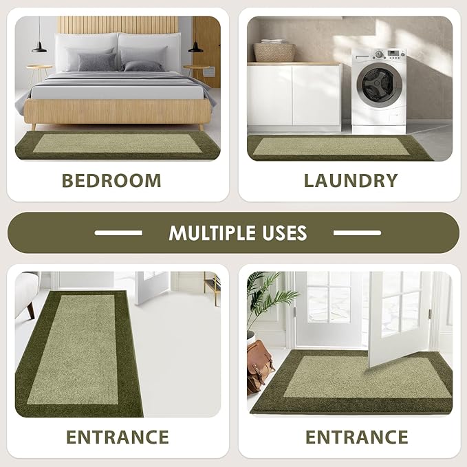 Machine Washable Kitchen Rug 24" x 70", Non Slip Kitchen Mat - Image 4