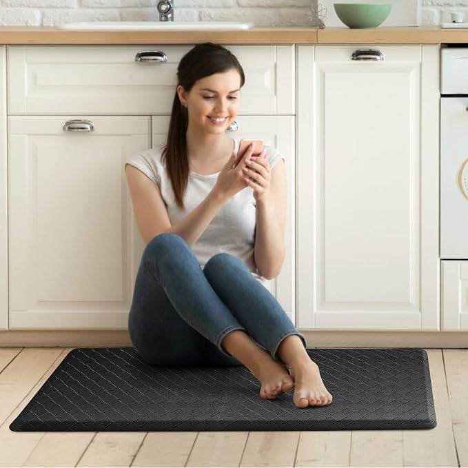 HappyTrends Kitchen Mat Cushioned Anti-Fatigue Kitchen Rug, Thick Waterproof - Image 6