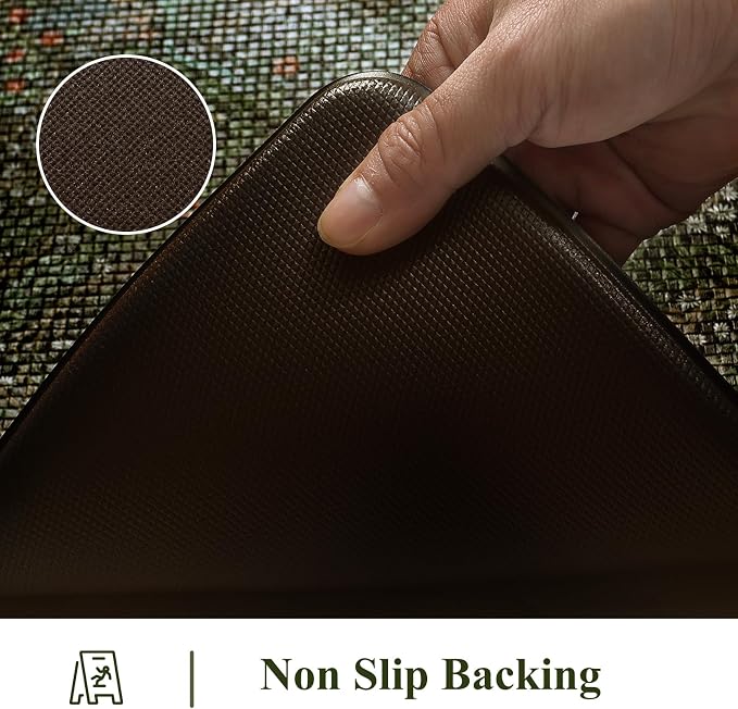 Collive Anti Fatigue Kitchen Rugs Sets of 2, Non Slip Waterproof Kitchen Mat - Image 4