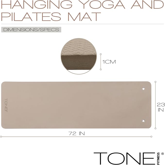 TONE Fitness Hanging Yoga Mat, Pilates Mat, Exercise Mat - Image 4