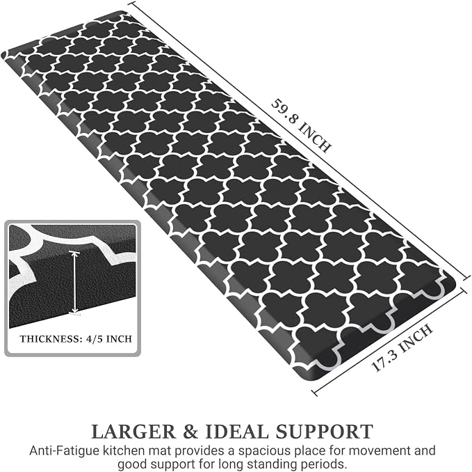 WISELIFE Kitchen Runner Rugs Anti-Fatigue mats - Image 2