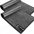 GORILLA GRIP Waterproof Traffic Guard Door Mat, 2 Pack Heavy Duty Entryway Mats by Unknown