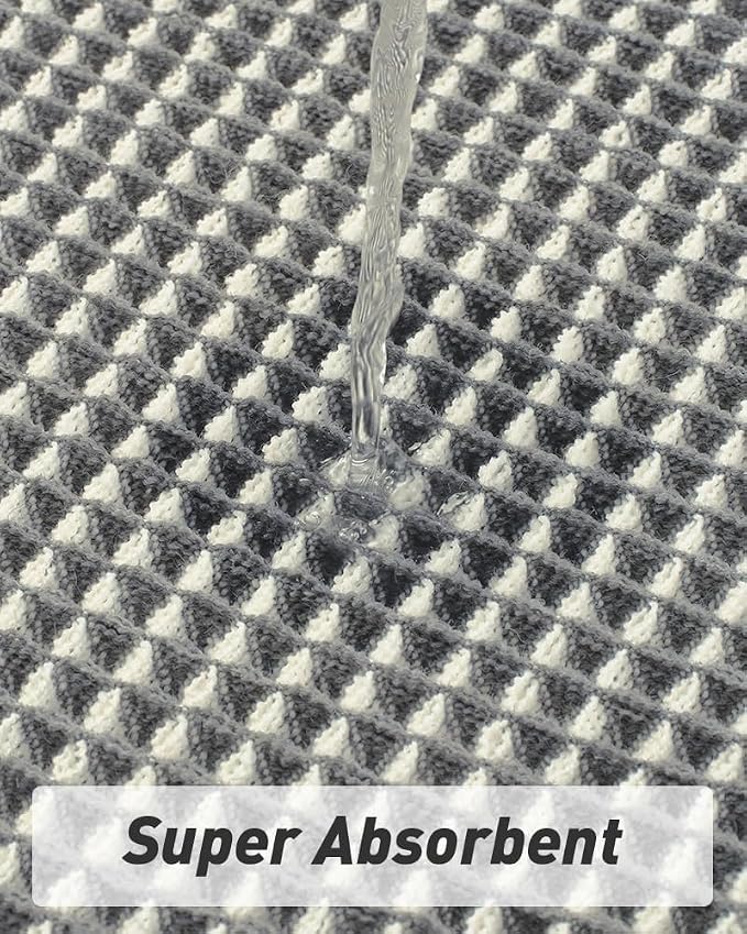 Upgraded Waffle Runner Rug Super Absorbent Non Slip Bath Mats - Image 2