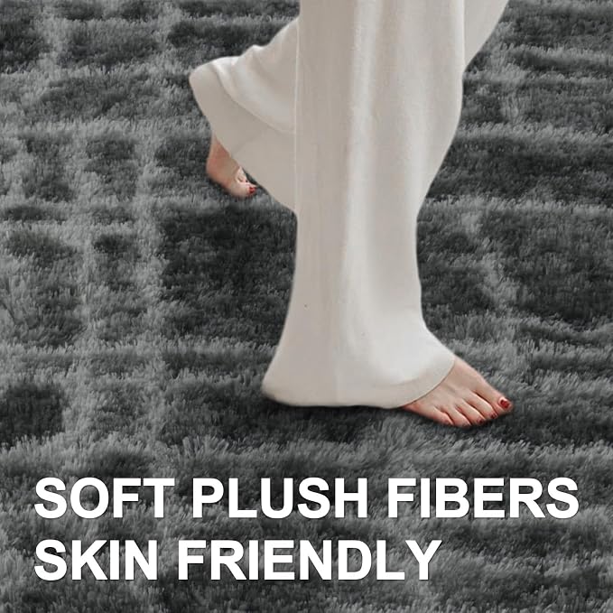 9x12 Ft Extra Large Shag Rugs for Living Room, Ultra Soft Fluffy Furry Area - Image 7