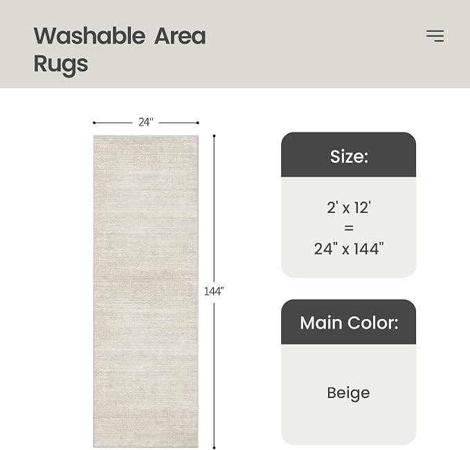 Valenrug Washable Rugs 2x12 - Image 2