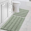 H.VERSAILTEX Bathroom Rugs Bath Rug Set 2 Piece Bathroom Contour Rug Toilet Mat by HVERSAILTEX