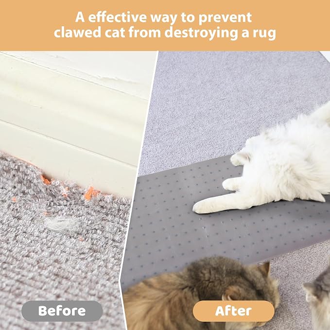 Carpet Protector for Pets Cat Carpet Protector for Doorway, Anti Scratch Under - Image 3