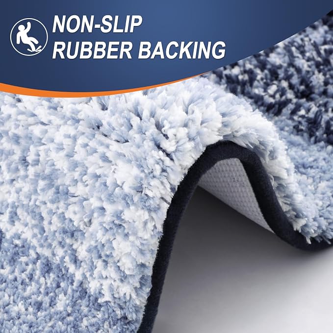 OLANLY Large Bathroom Rugs Mat 44x32, Extra Soft Absorbent Microfiber Bath Rugs - Image 5